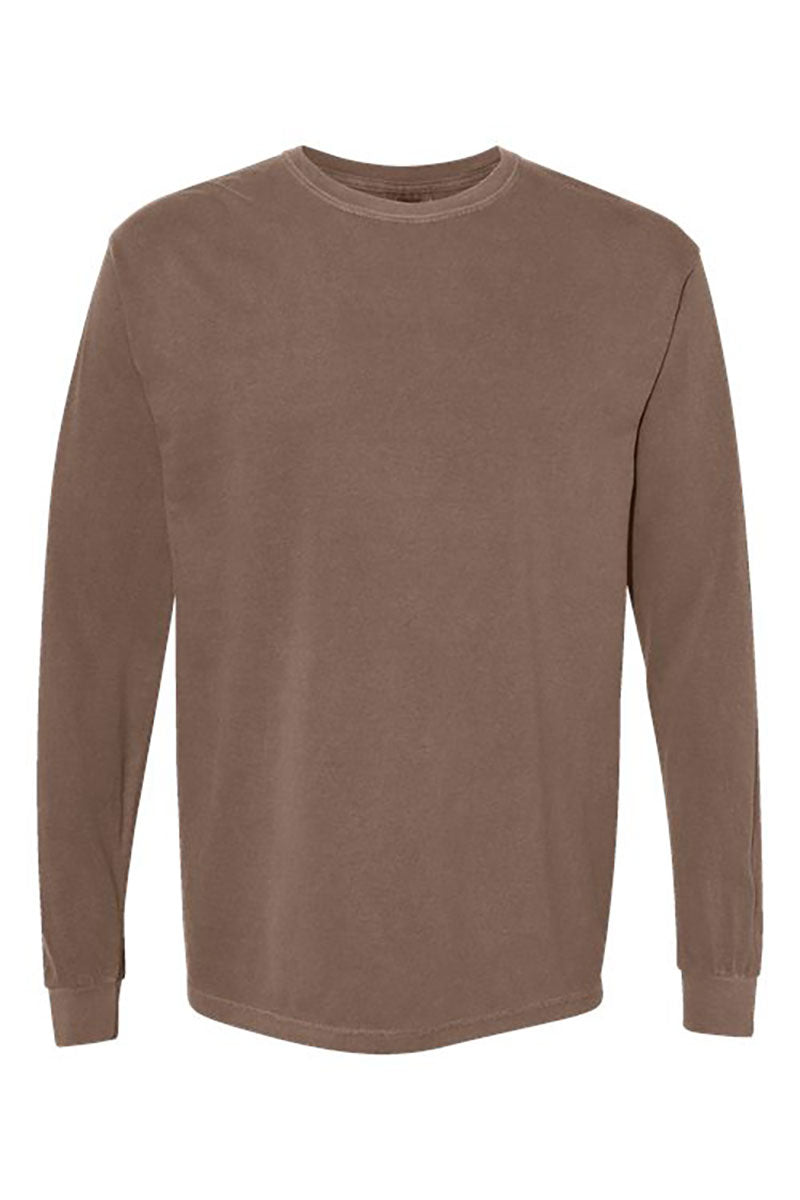 Pink Lace Coffee Weather Comfort Colors Heavyweight Long product image 9