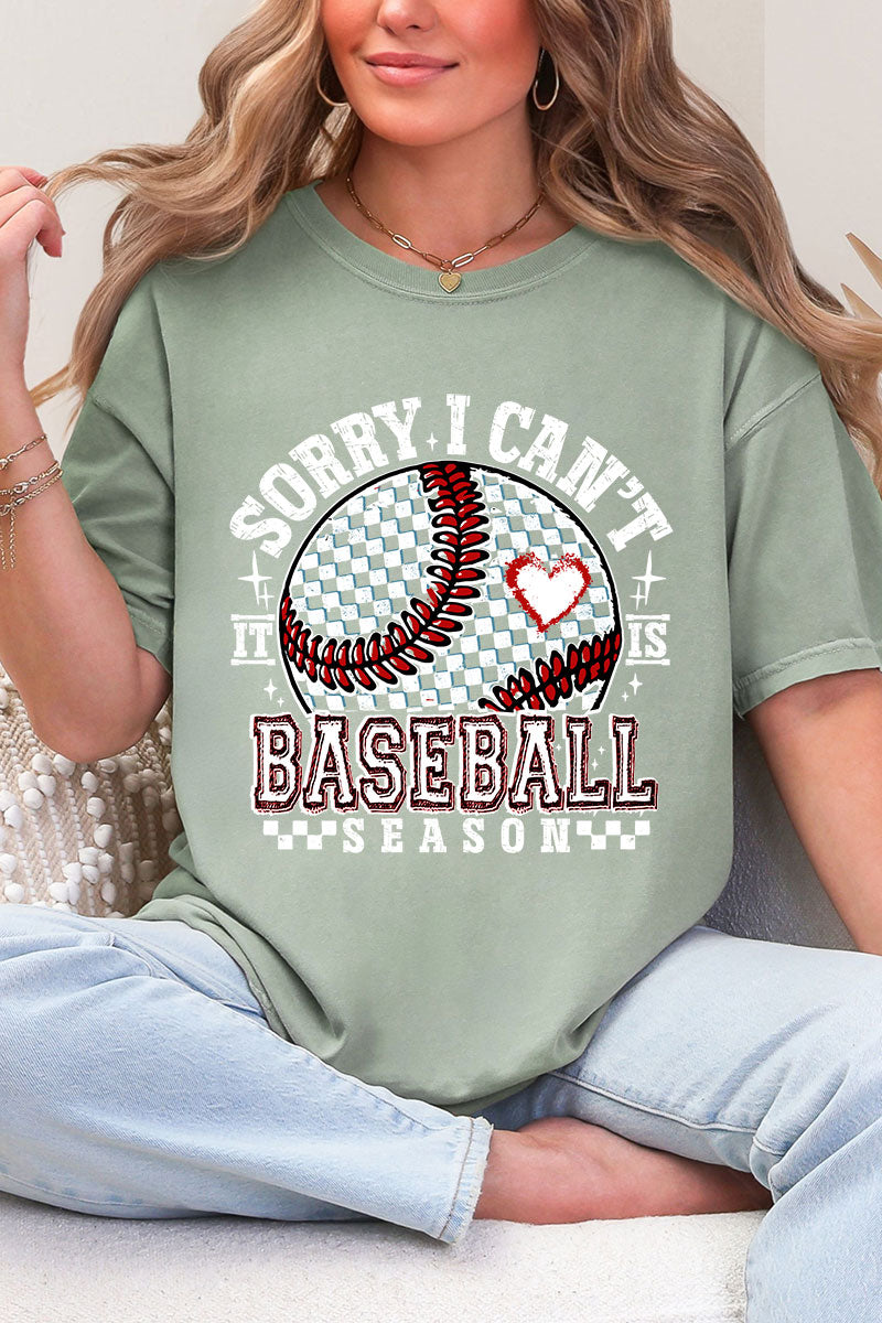 Baseball Over Everything Comfort Colors Adult Ring-Spun Cotton Tee
