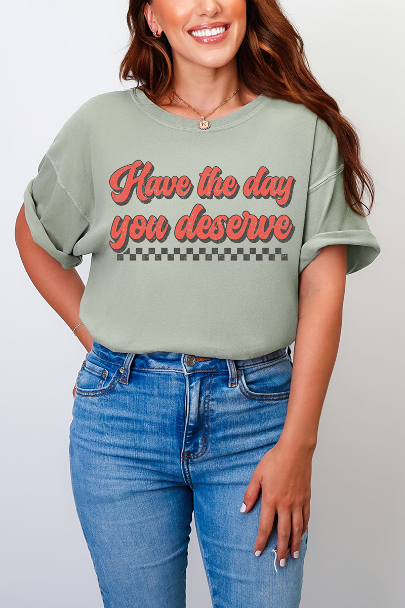 Have A Day Comfort Colors Adult Ring-Spun Cotton Tee