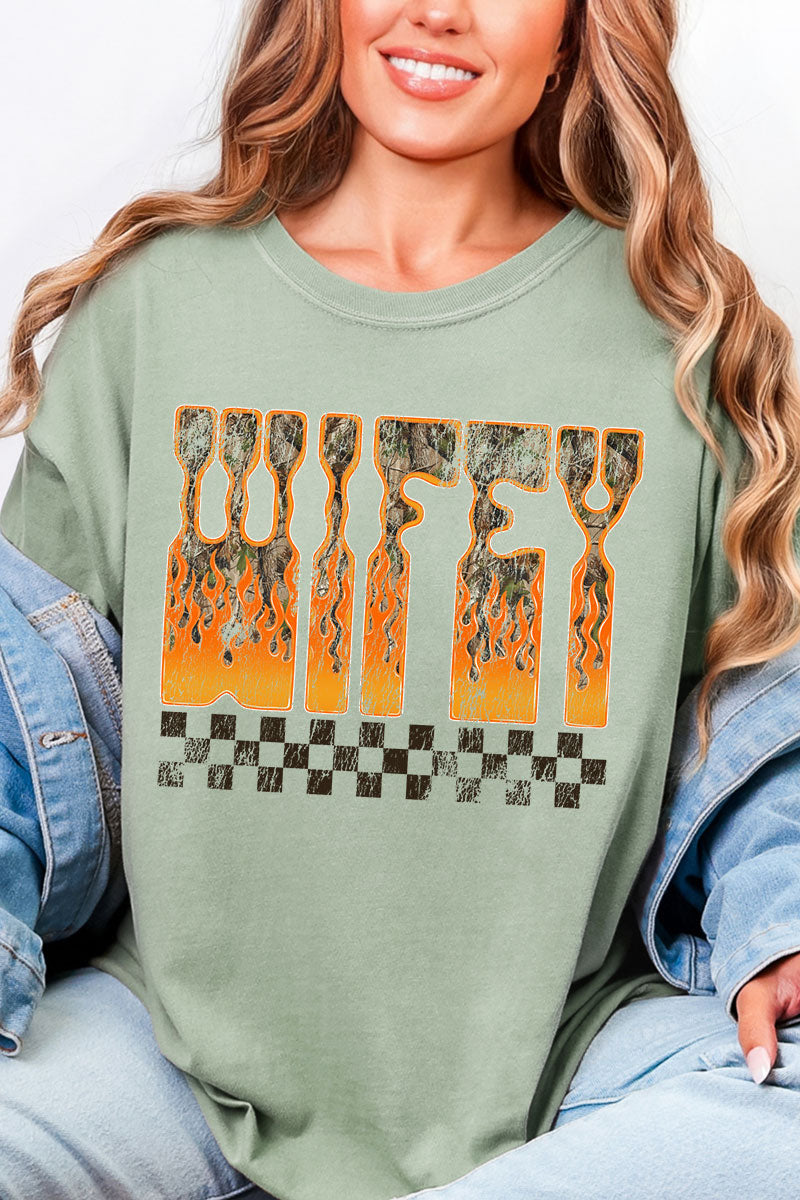 Wildfire Wifey Comfort Colors Adult Ring-Spun Cotton Tee