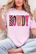 Pink Heat Howdy Comfort Colors Adult Ring-Spun Cotton Tee