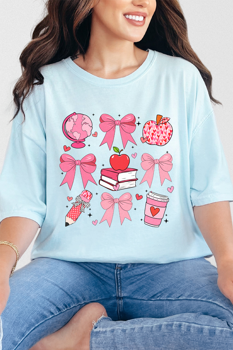Teacher Love Comfort Colors Adult Ring-Spun Cotton Tee