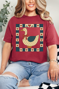 Farmhouse Folk Goose Comfort Colors Adult Ring-Spun Cotton Tee