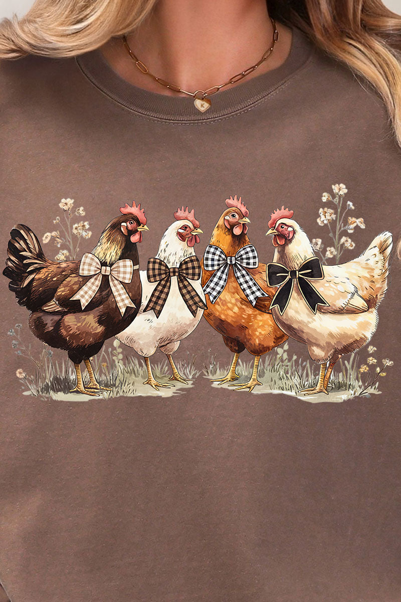 Coquette Chickens Comfort Colors Adult Ring-Spun Cotton Tee