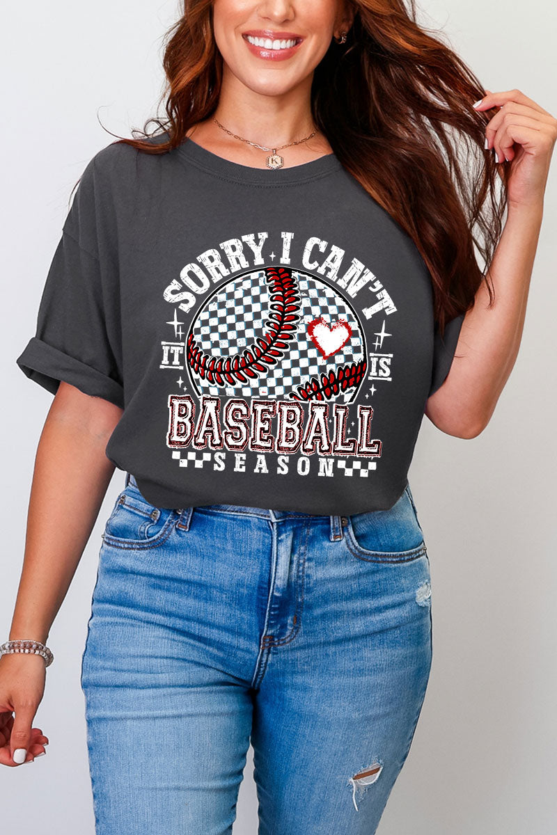 Baseball Over Everything Comfort Colors Adult Ring-Spun Cotton Tee