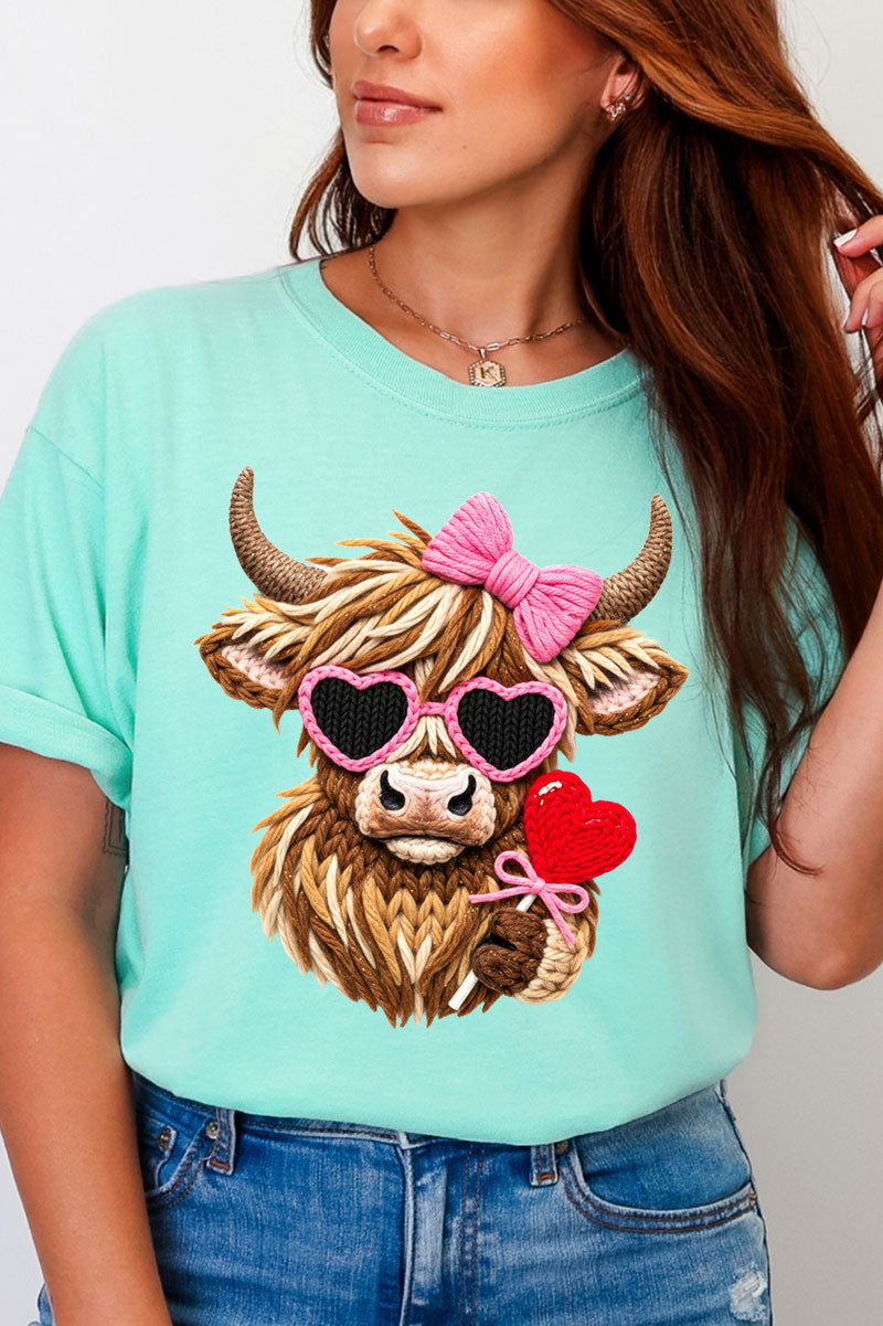 Faux Yarn Highland Romance Comfort Colors Adult Ring-Spun Cotton Tee