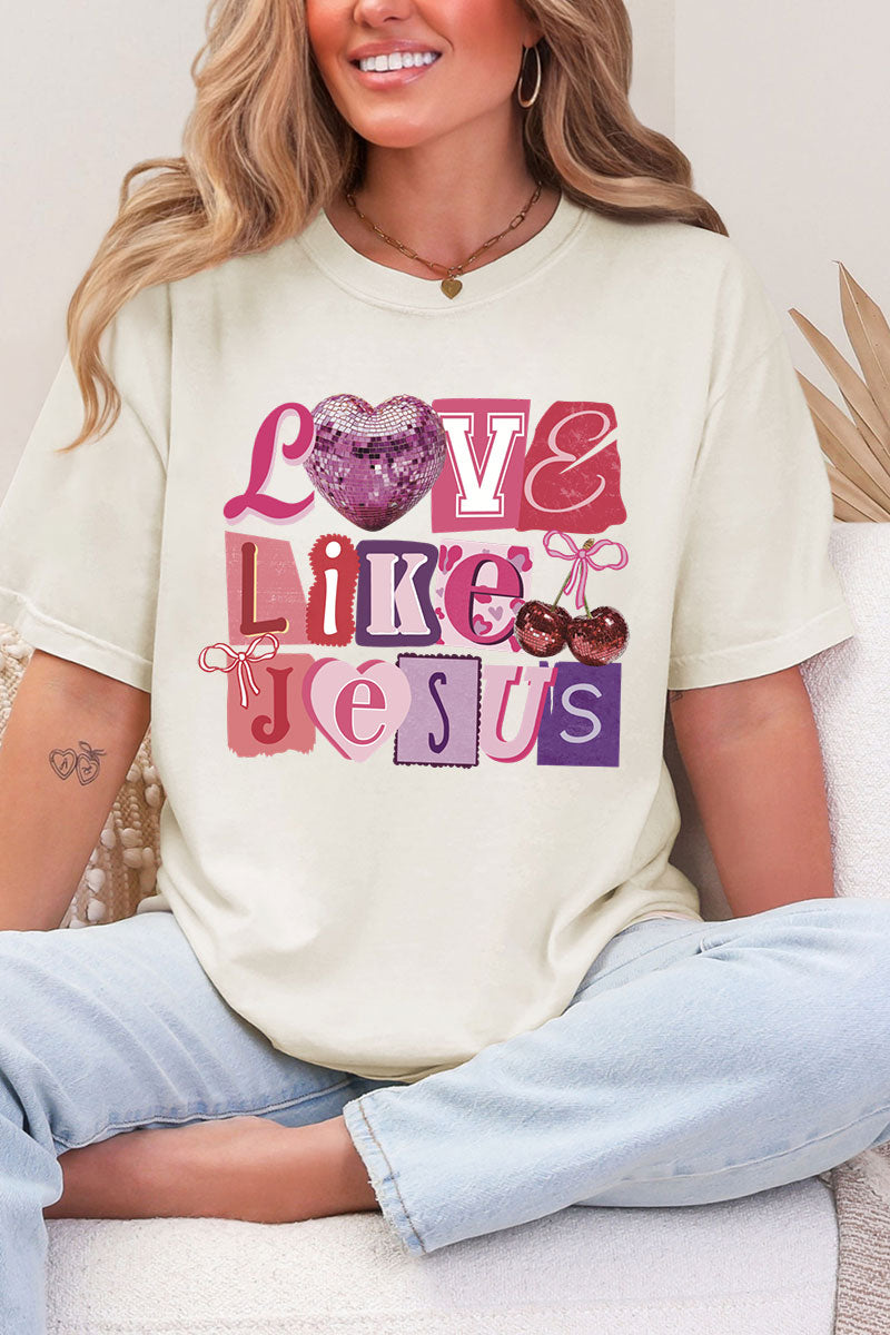 Bold Love Like Jesus Comfort Colors Adult Ring-Spun Cotton Tee