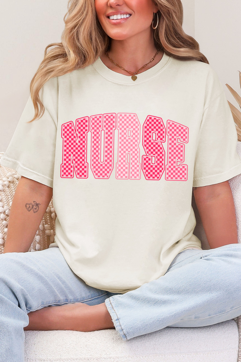 Checkered Care Comfort Colors Adult Ring-Spun Cotton Tee