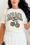 Cherry Luxe Mama Comfort Colors Adult Ring-Spun Cotton Tee