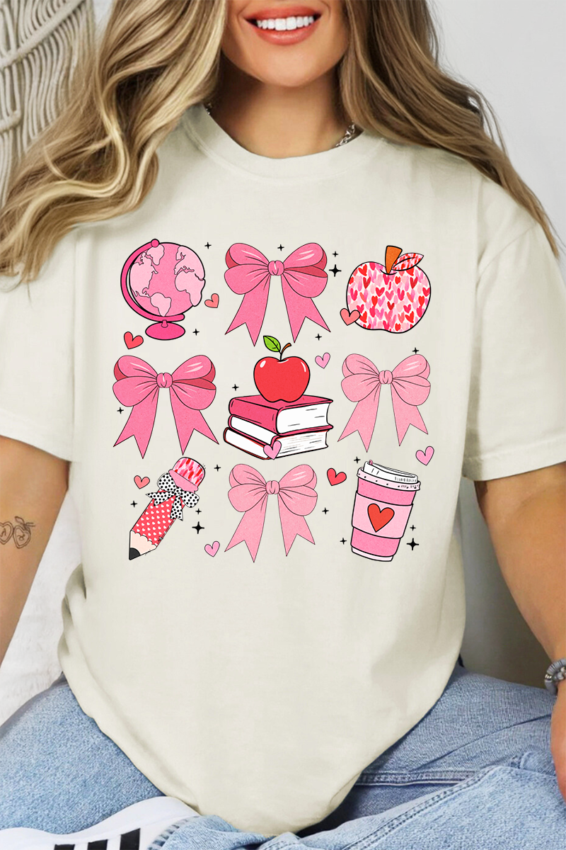 Teacher Love Comfort Colors Adult Ring-Spun Cotton Tee