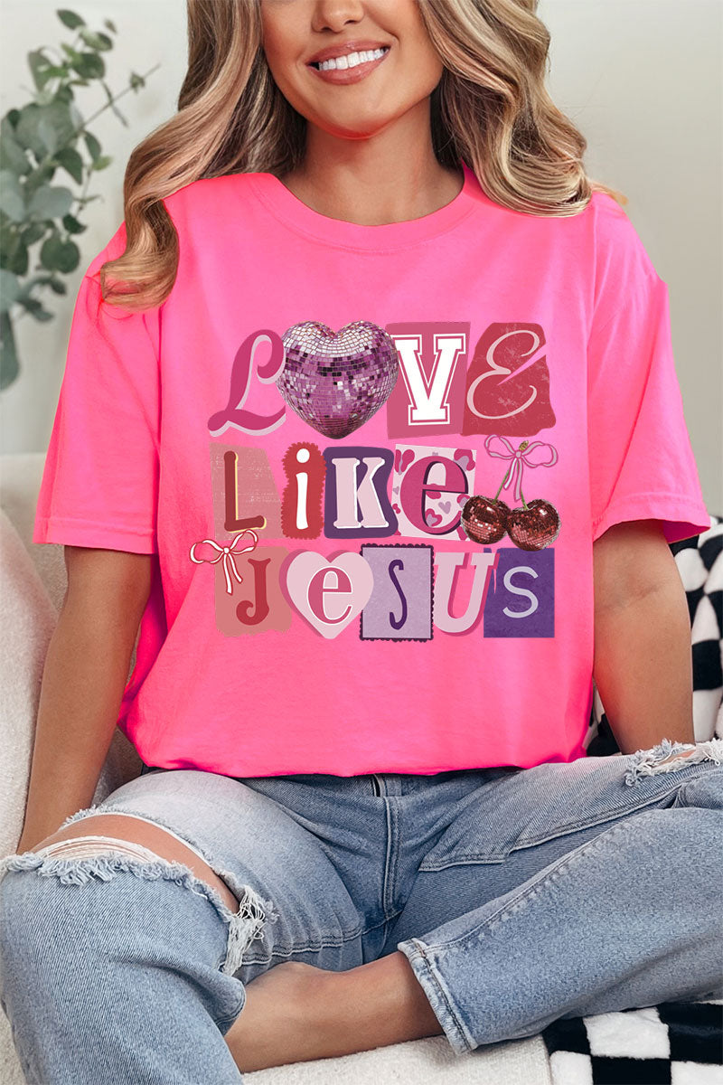Bold Love Like Jesus Comfort Colors Adult Ring-Spun Cotton Tee