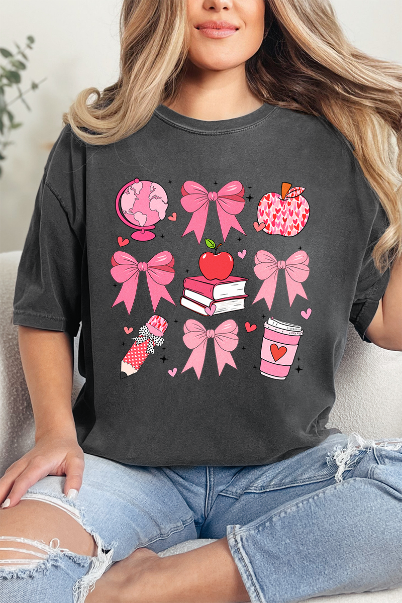 Teacher Love Comfort Colors Adult Ring-Spun Cotton Tee