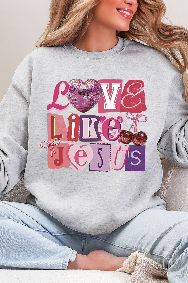 Bold Love Like Jesus Heavy Blend Crew Sweatshirt product image 3