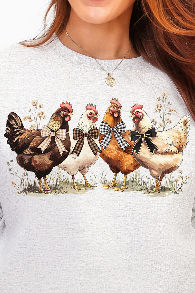 Coquette Chickens Heavy Blend Crew Sweatshirt product image 2