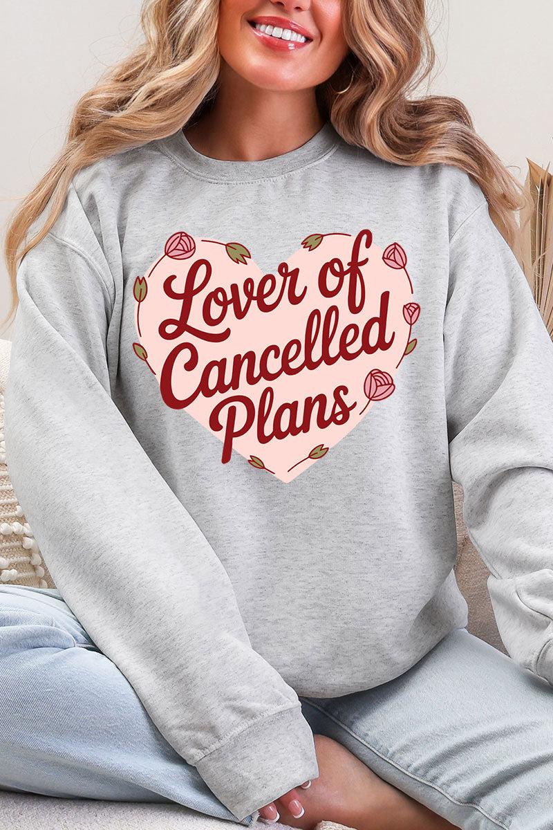 Lover Of Cancelled Plans Heavy Blend Crew Sweatshirt product image 3