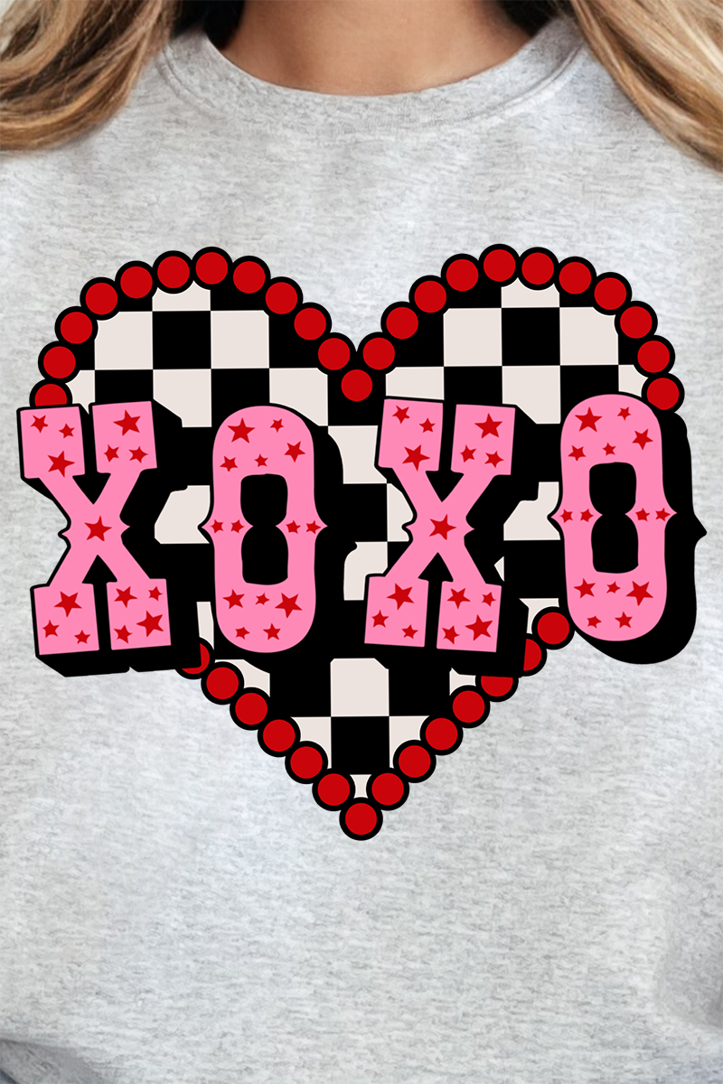 Rockabilly XOXO Heavy Blend Crew Sweatshirt product image 2