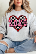 Rockabilly XOXO Heavy Blend Crew Sweatshirt product image 1