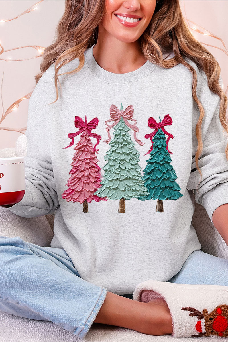 The Painted Trio Trees Heavy Blend Crew Sweatshirt product image 3