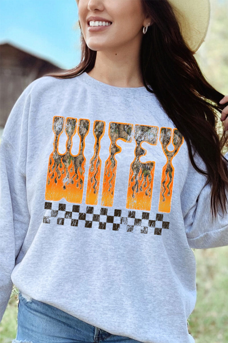 Wildfire Wifey Heavy Blend Crew Sweatshirt product image 3