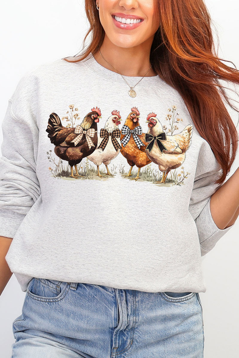 Coquette Chickens Heavy Blend Crew Sweatshirt product image 1