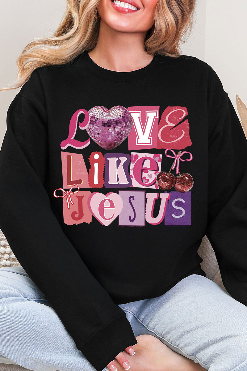 Bold Love Like Jesus Heavy Blend Crew Sweatshirt product image 4