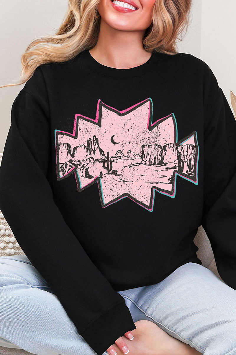 Pink Mesa Moonrise Heavy Blend Crew Sweatshirt product image 3