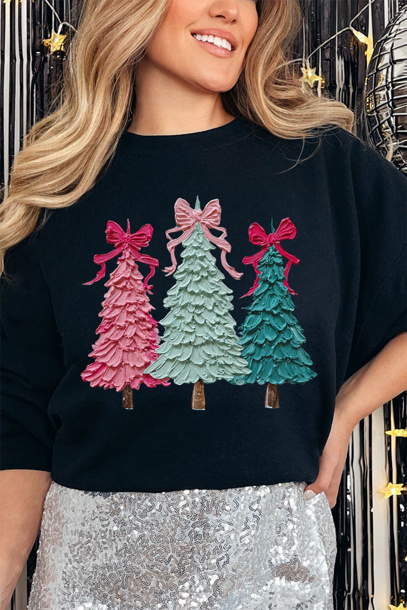The Painted Trio Trees Heavy Blend Crew Sweatshirt product image 4