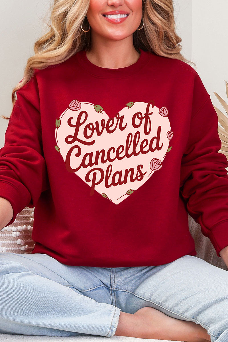 Lover Of Cancelled Plans Heavy Blend Crew Sweatshirt product image 4