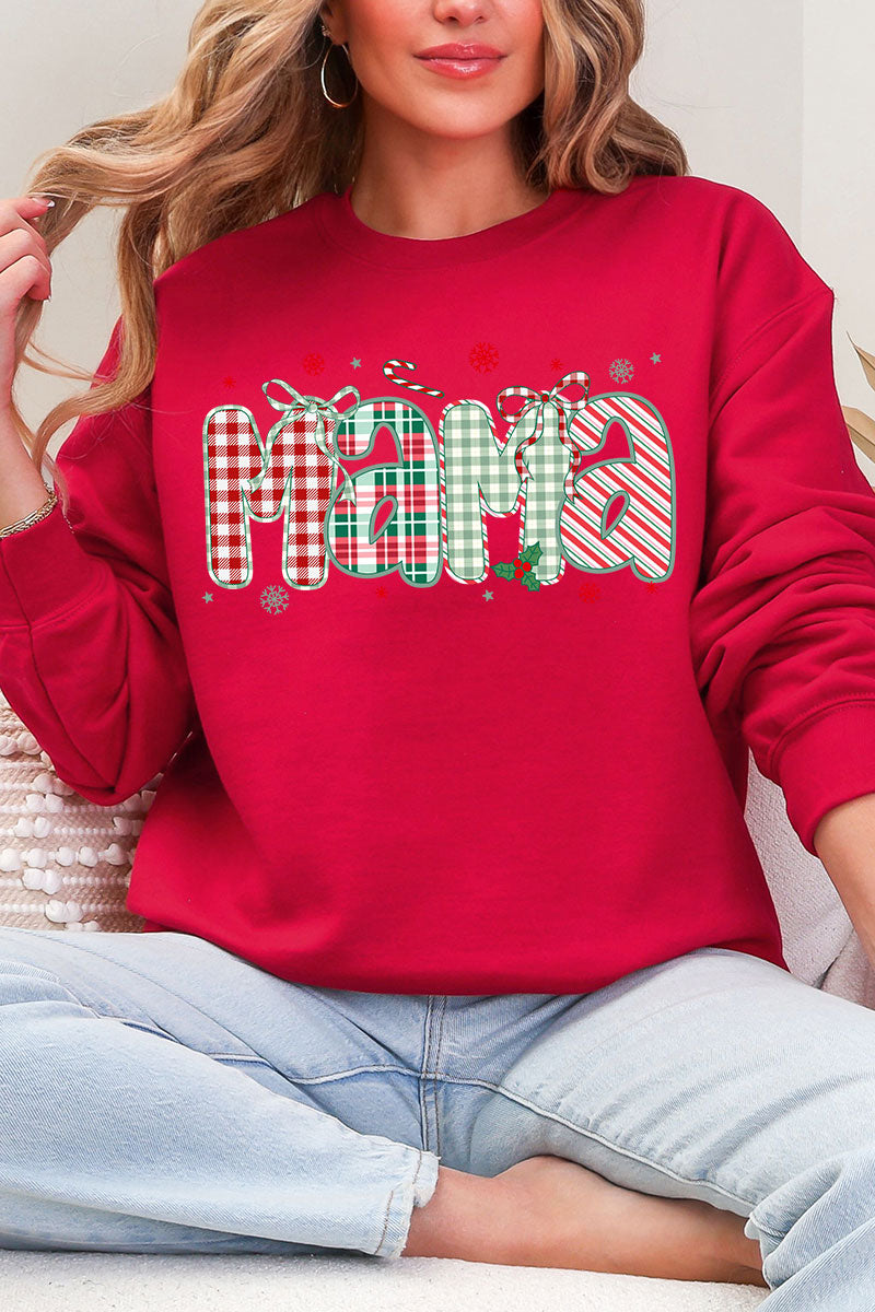 Candy Cane Lane Mama Heavy Blend Crew Sweatshirt product image 1