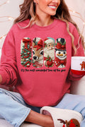 Faux Yarn Most Wonderful Time Heavy Blend Crew Sweatshirt product image 1