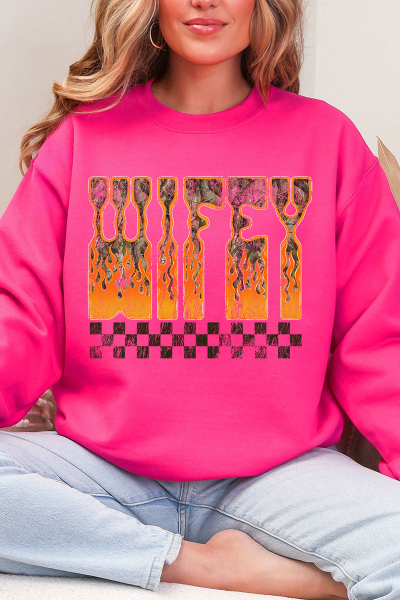 Wildfire Wifey Heavy Blend Crew Sweatshirt product image 1
