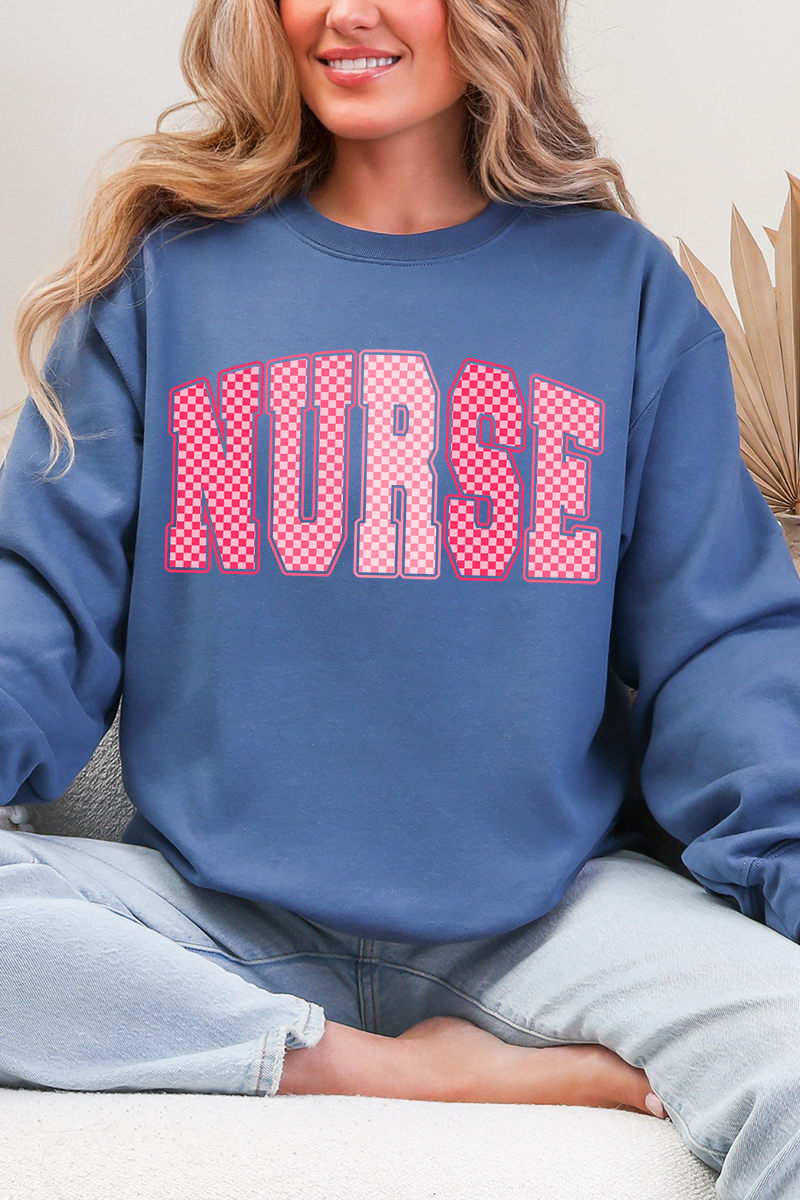Checkered Care Heavy Blend Crew Sweatshirt product image 1