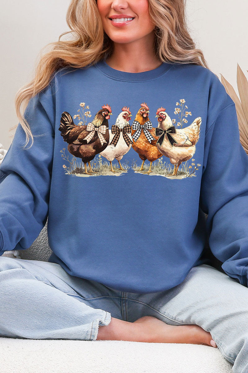 Coquette Chickens Heavy Blend Crew Sweatshirt product image 3