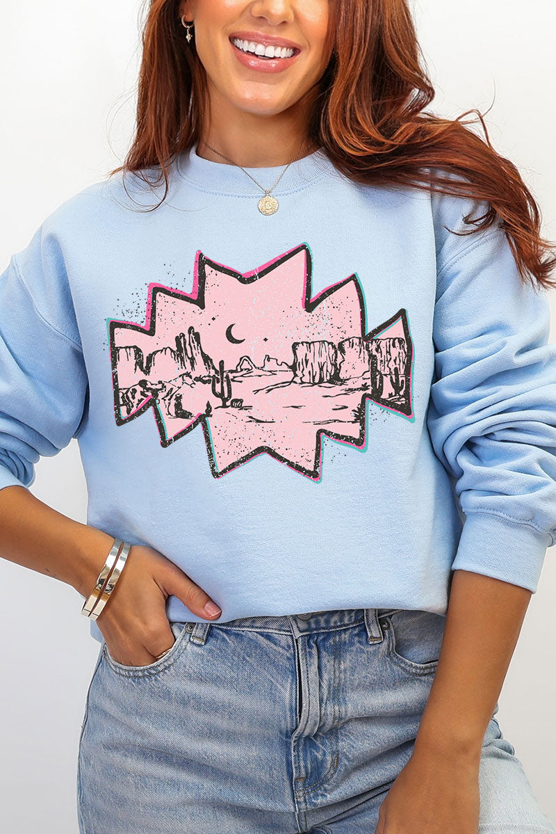 Pink Mesa Moonrise Heavy Blend Crew Sweatshirt product image 5
