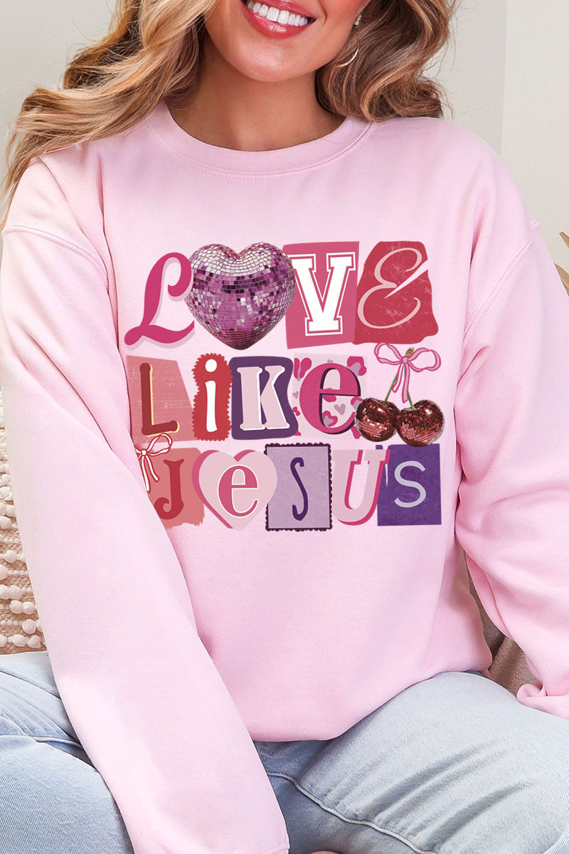 Bold Love Like Jesus Heavy Blend Crew Sweatshirt product image 5