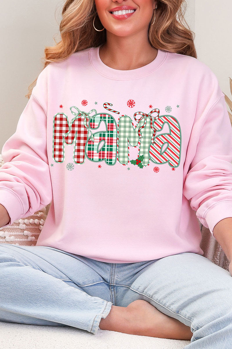 Candy Cane Lane Mama Heavy Blend Crew Sweatshirt product image 5