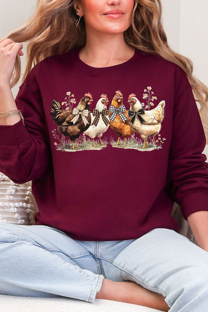 Coquette Chickens Heavy Blend Crew Sweatshirt product image 4