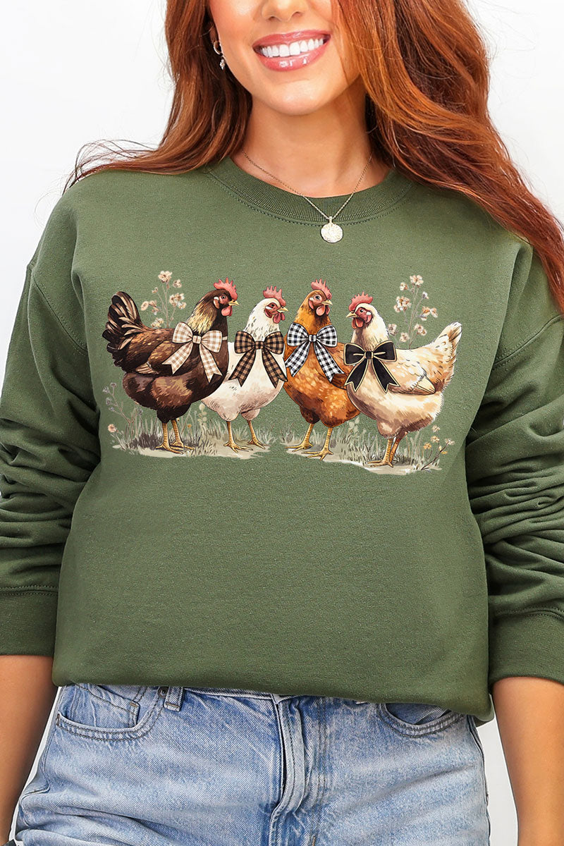 Coquette Chickens Heavy Blend Crew Sweatshirt product image 5
