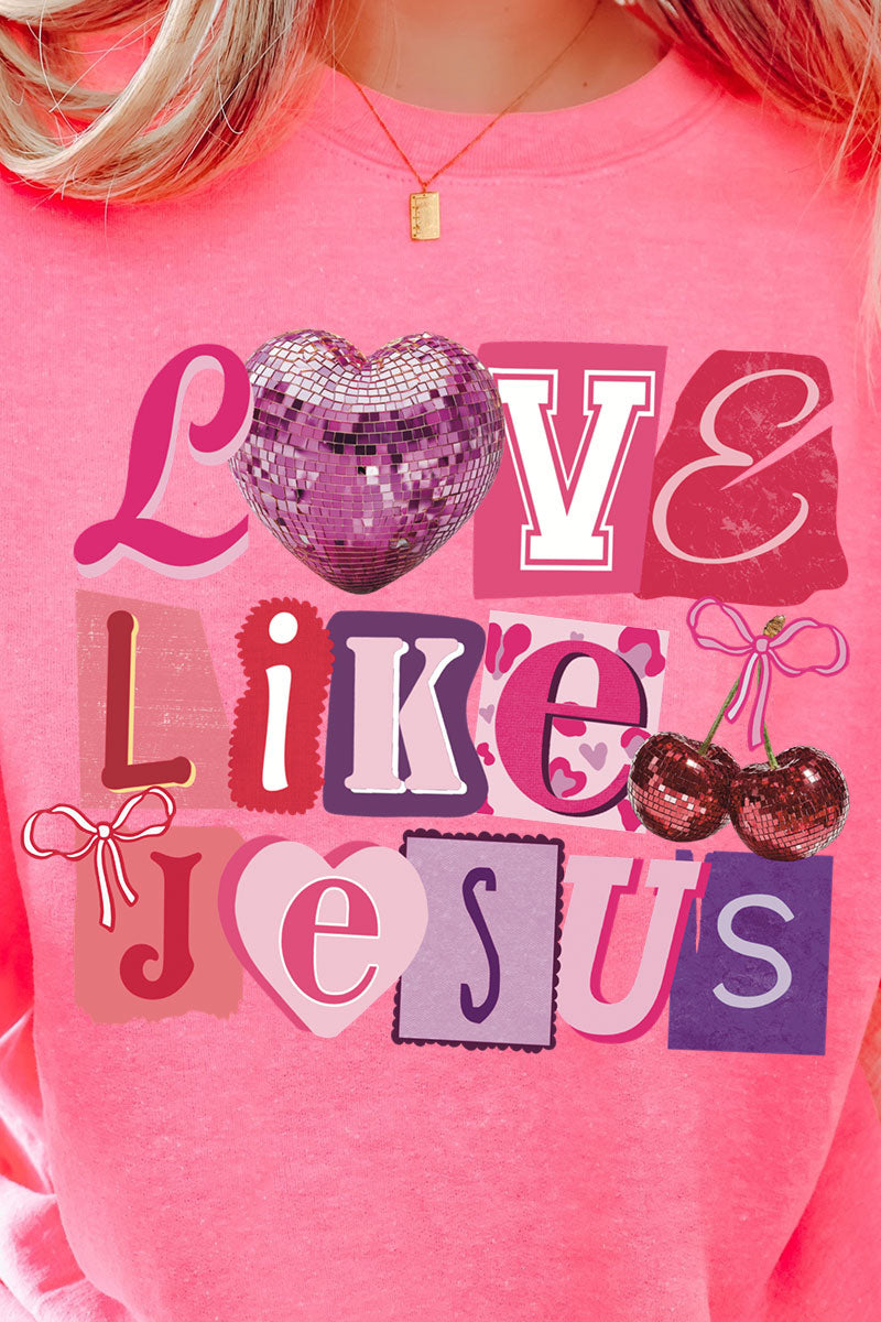 Bold Love Like Jesus Heavy Blend Crew Sweatshirt product image 2