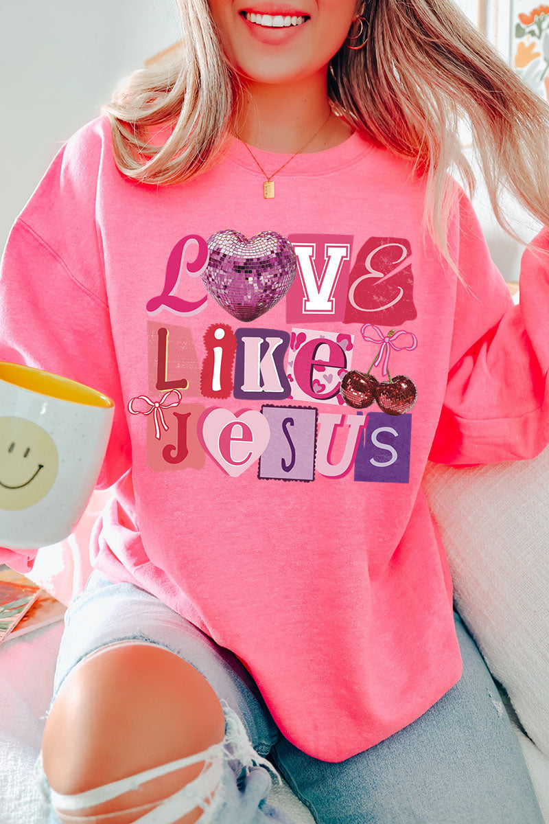 Bold Love Like Jesus Heavy Blend Crew Sweatshirt product image 1