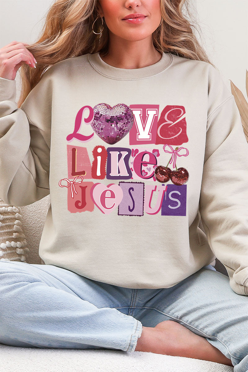 Bold Love Like Jesus Heavy Blend Crew Sweatshirt product image 6