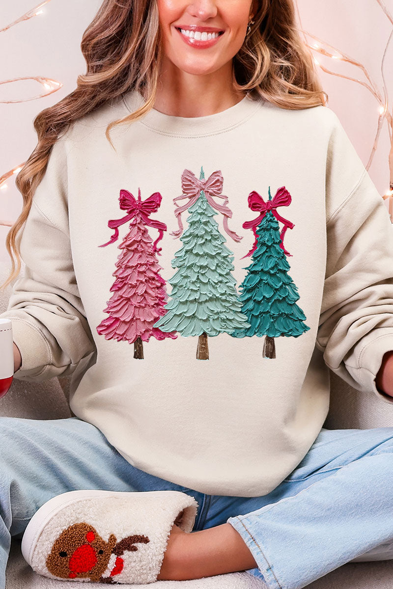 The Painted Trio Trees Heavy Blend Crew Sweatshirt product image 6