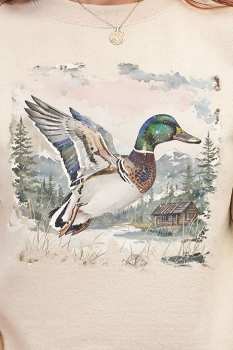 Mallard Mountains Vintage Heavy Blend Crew Sweatshirt product image 2