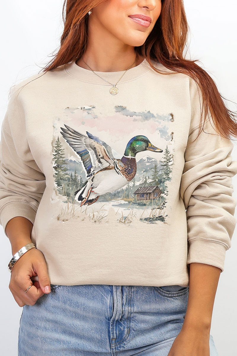 Mallard Mountains Vintage Heavy Blend Crew Sweatshirt product image 1