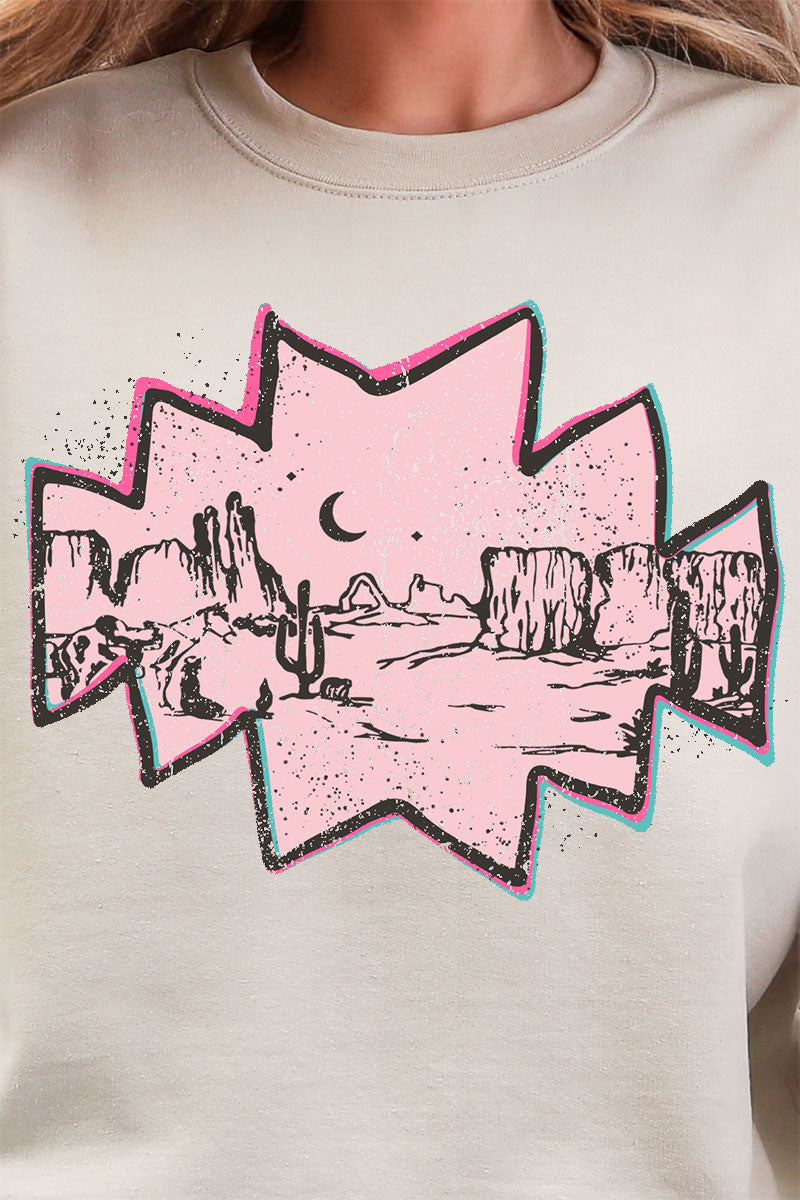 Pink Mesa Moonrise Heavy Blend Crew Sweatshirt product image 2