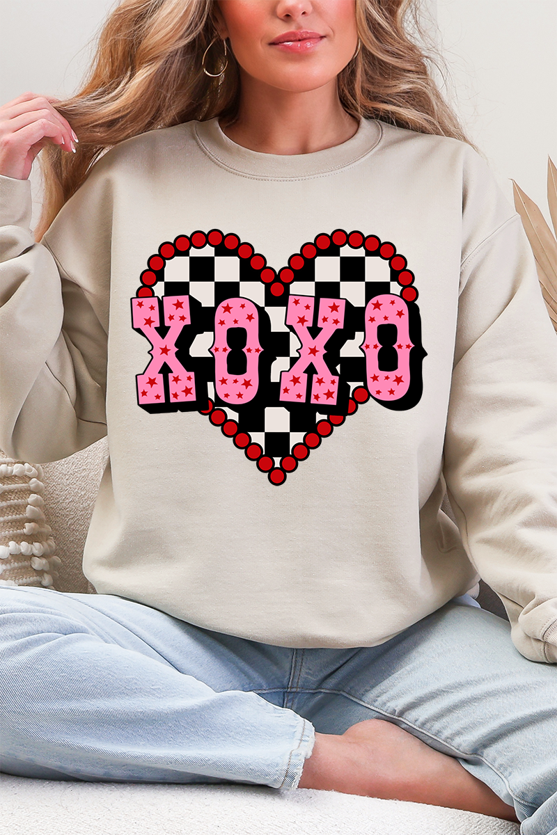Rockabilly XOXO Heavy Blend Crew Sweatshirt product image 6