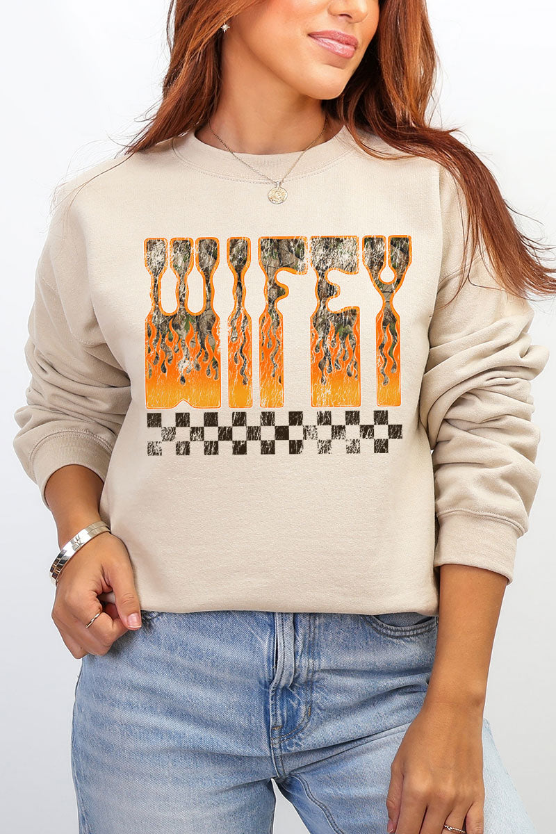 Wildfire Wifey Heavy Blend Crew Sweatshirt product image 6