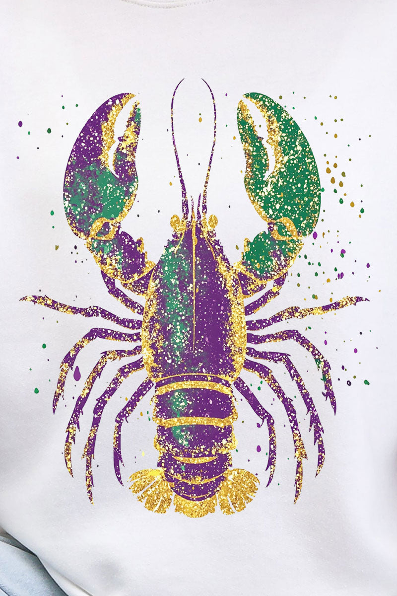 Glitzy Gras Crawfish Heavy Blend Crew Sweatshirt product image 2