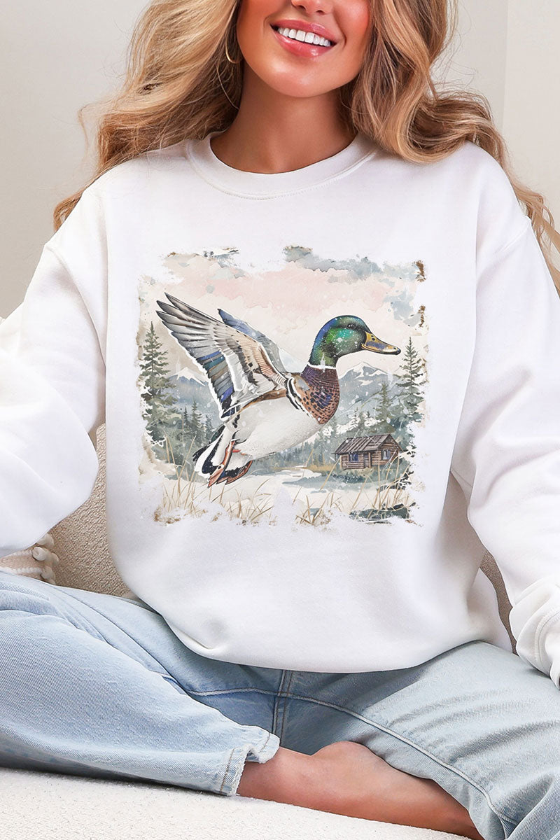 Mallard Mountains Vintage Heavy Blend Crew Sweatshirt product image 4