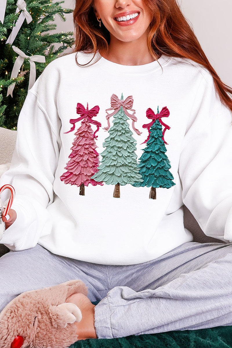 The Painted Trio Trees Heavy Blend Crew Sweatshirt product image 1